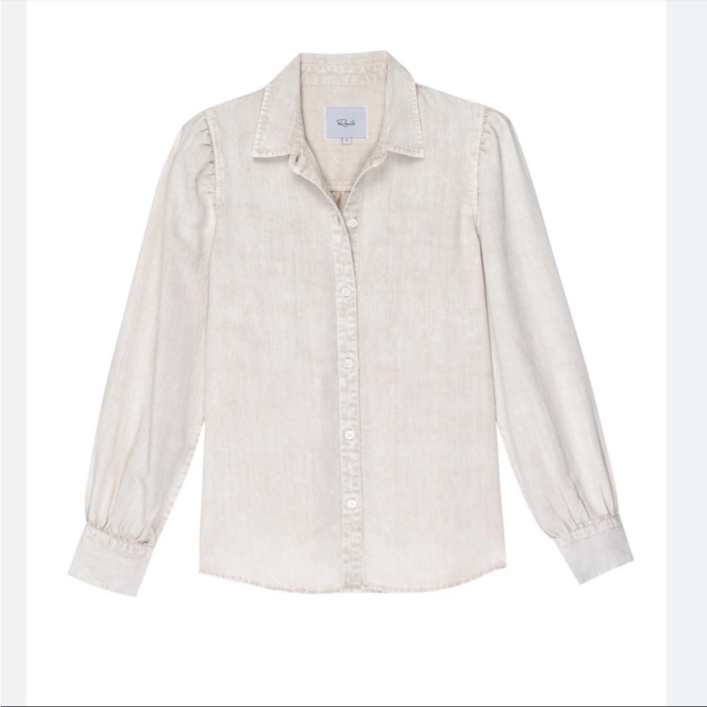 NWT Rails Angelica Button Down Shirt in Dust Acid Wash